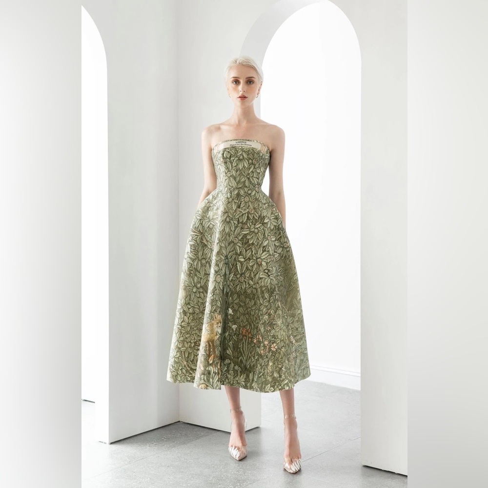 NWT! Montsand Lobbster Printed Jungle Dress Size L